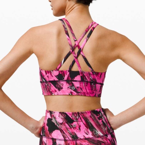 Lululemon Energy Bra Long Line *Medium Support, B–D Cup - Sz 8 - Picture 2 of 5